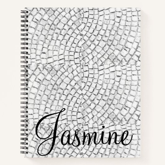 Spiral Notebook White Pavers Notizblock (Vorderseite)