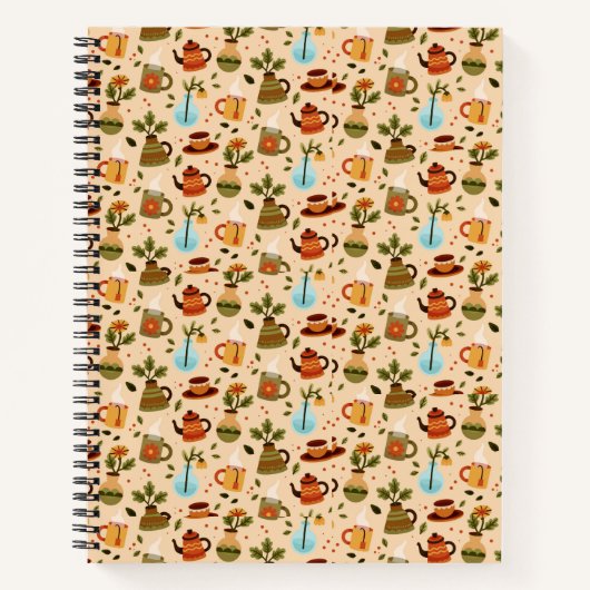 Spiral notebook with a vibrant cover featuring  notizblock (Vorderseite)