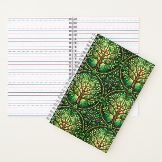 Spiral notebook with a vibrant design  notizblock (Innen)
