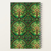 Spiral notebook with a vibrant design  notizblock (Rückseite)