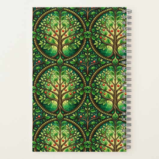 Spiral notebook with a vibrant design  notizblock (Rückseite)