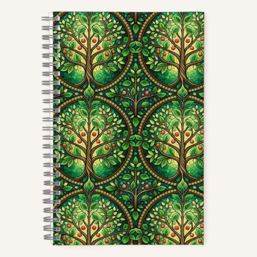 Spiral notebook with a vibrant design  notizblock (Vorderseite)