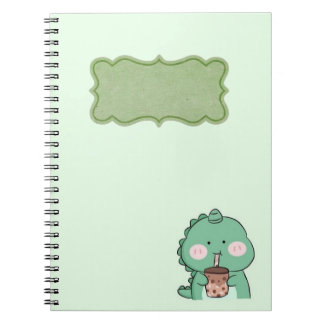 Spiral Notebook with dinosaur for kids Notizblock