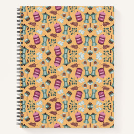 Spiral notebook with front and back covers  notizblock