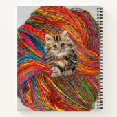 Spiral Notebook Yarn Kitten Notizblock (Rückseite)