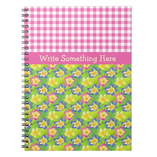 Spiral Notebook zu Personalisieren: Primroses Ging Notizblock (Vorderseite)