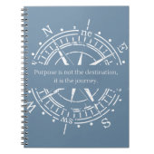 Spiral-Notebook - Zweck ist nicht das Ziel Notizblock (Vorderseite)