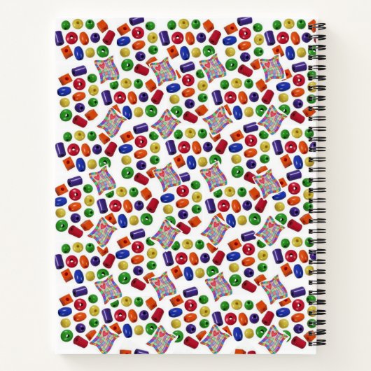 Spiral-Notebookfarben Notizblock (Rückseite)