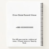 Spiral Notebooks | School | Sketch | Custom Notizblock (Rückseite)