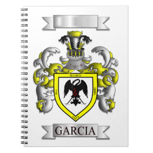 Spiral-Notizbuch Garcia Familienname Nachname Notizblock