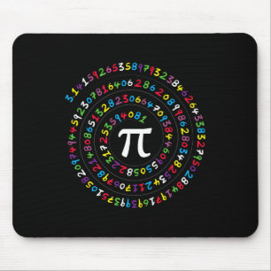 Spiral Numbers Pi Ratio Lehrer und Pi-Tag des Schü Mousepad