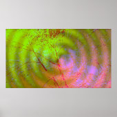 Spiral of Red Trees. Poster (Vorne)