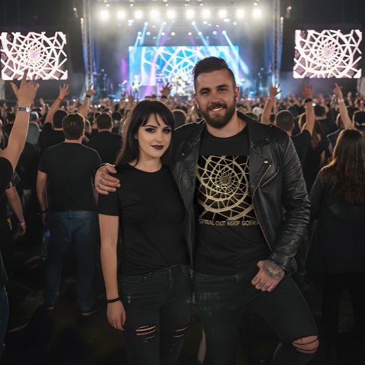 Spiral Out Behalt Going - Art & Music Fusion T-Shi T-Shirt