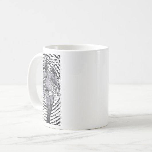 Spiral Out Behalt Going - Cool Maynard Kaffeetasse (Vorderseite Links)