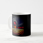Spiral Out Behalten Going - künstlerisches Mystic Kaffeetasse (Vorderseite Links)