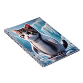 Spiral Penguin Kitty Notebook Notizblock (Rechte Seite)