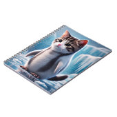 Spiral Penguin Kitty Notebook Notizblock (Linke Seite)