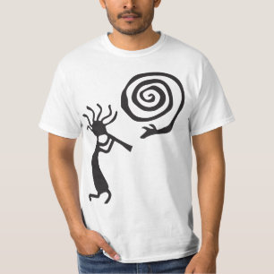 Spiral Petroglyphs Kokopelli T - Shirt