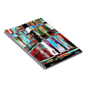 Spiral Photo Notebook Collapse Reflection Abstract Notizblock (Rechte Seite)