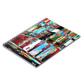 Spiral Photo Notebook Collapse Reflection Abstract Notizblock (Linke Seite)