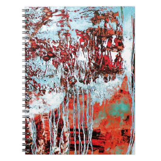 Spiral Photo Notebook – Corrosion Pulse Notizblock (Vorderseite)