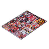 Spiral Photo Notebook – Fragmented Pulse Notizblock (Linke Seite)