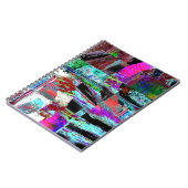 Spiral Photo Notebook – Neon Pulse Notizblock (Linke Seite)