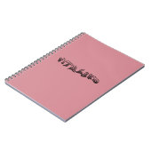 Spiral Photo Notebook Notizblock (Linke Seite)
