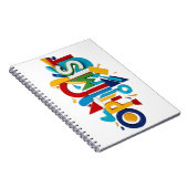 Spiral Photo Notebook Optimist Gift Notizblock (Rechte Seite)