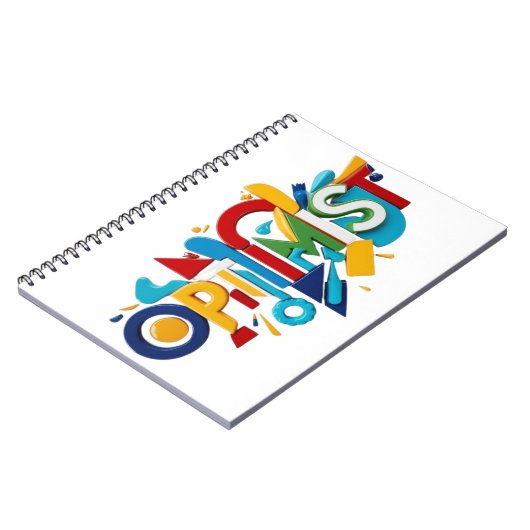Spiral Photo Notebook Optimist Gift Notizblock (Linke Seite)
