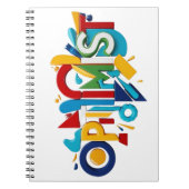 Spiral Photo Notebook Optimist Gift Notizblock (Vorderseite)