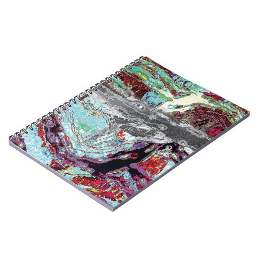 Spiral Photo Notebook – Strata Pulse Notizblock (Linke Seite)