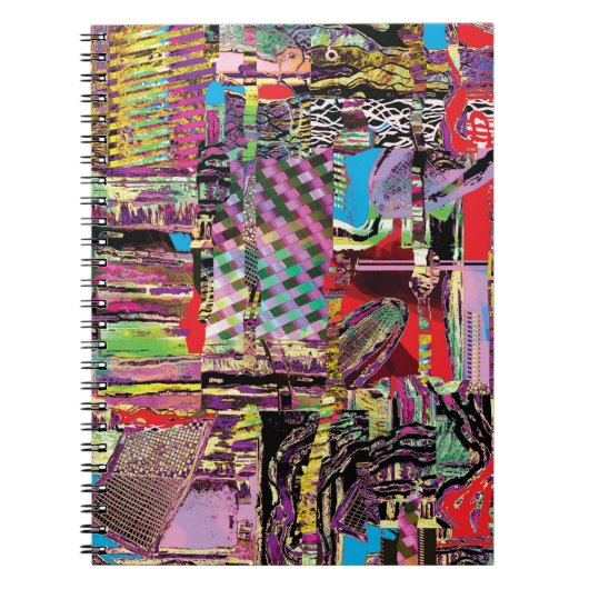 Spiral Photo Notebook – Urban Fractals Notizblock (Vorderseite)