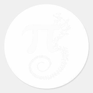 Spiral Pi Math Funny Pi Tag 3.14 Math Gleichung Gi Runder Aufkleber