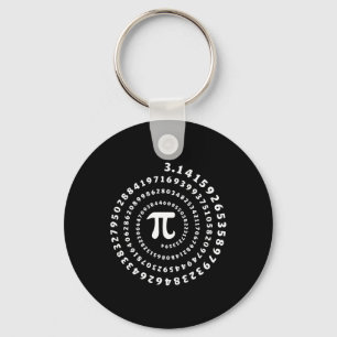 Spiral Pi Shirt Pi Day Math Lover Schlüsselanhänger