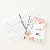 Spiral Pink Floral Prayer Journal-Notebook Notizblock (Innenseite)