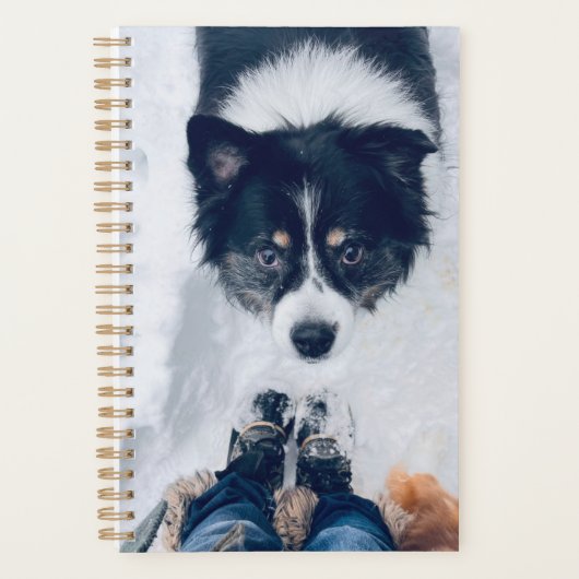 Spiral Planner- Cute Dog Planer (Vorderseite)