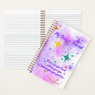 Spiral Prayer Journal, A5, Abstrakte Pastell-Größe Notizblock