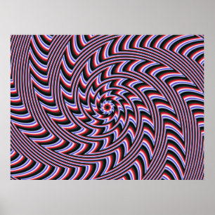 Spiral Print Poster