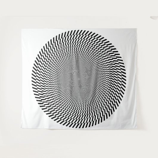 Spiral Puzzle Tapestry Wandteppich (Vorderseite (Horizontal))