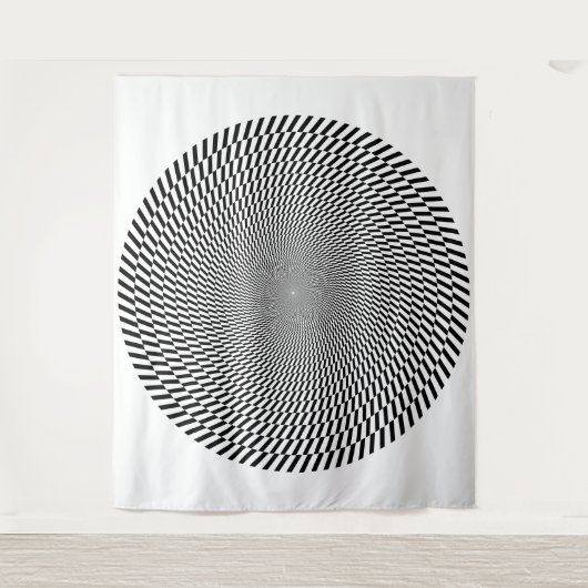 Spiral Puzzle Tapestry Wandteppich (Vorderseite)