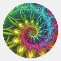 Spiral Rainbow Fraktal