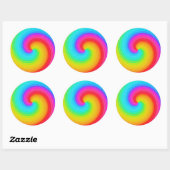 Spiral Rainbow of Hope Sticker (Blatt)