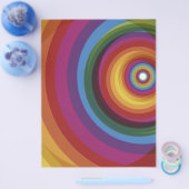 Spiral Rainbow Vector Background Flyer (Einzeln)