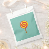 Spiral Red Yellow Lollipop Geschenktütchen (Ausgeschnitten)