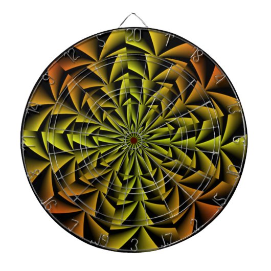 Spiral Retro Art Dartscheibe (vorne)