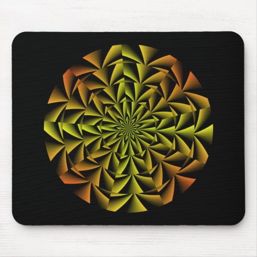 Spiral Retro Art Mousepad (Vorne)