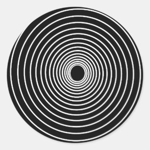 Spiral Runder Aufkleber