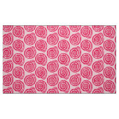 Spiral Seashell Block Print, Coral Pink & Fuchsia Stoff (Fat Quarter (45,7 x 55,9 cm))