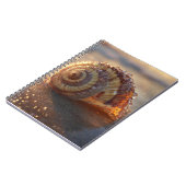 Spiral Seashell Morning Light Notebook Notizblock (Linke Seite)